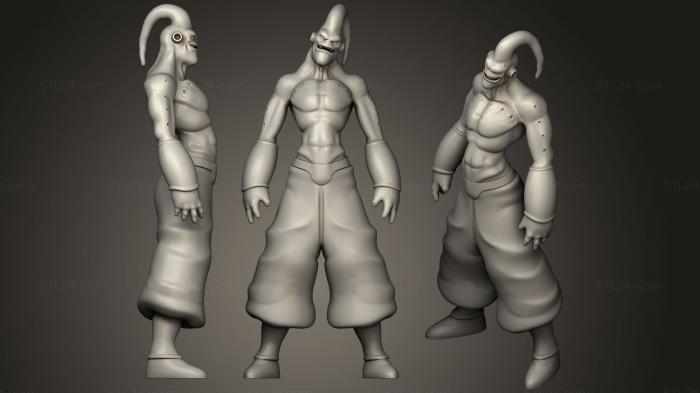 Figurines heroes, monsters and demons (Majin Buu, STKM_1492) 3D models for cnc